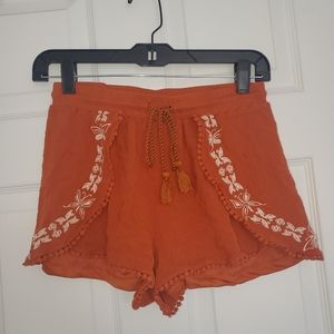 Burnt orange shorts